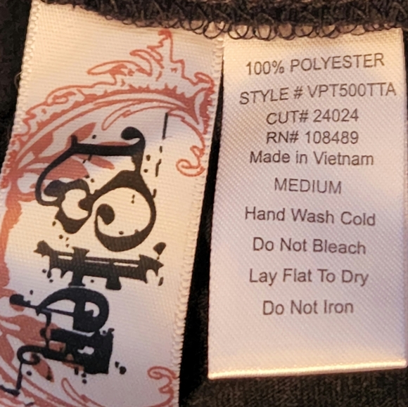 Lster Tee Shirt Dress Wood Beaded Embellishments - Picture 6 of 9